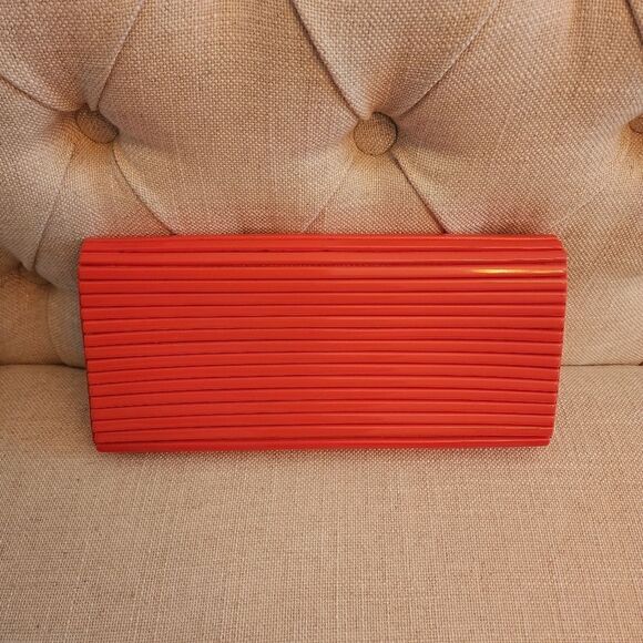 Tory Burch Orange Clutch with Dust Cover - Picture 3 of 6